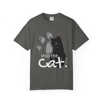 "Stop the Cat" Funny & Stylish Cat T-Shirt