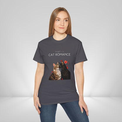 "Caught in a Cat Romance" - Parody T-Shirt for Women
