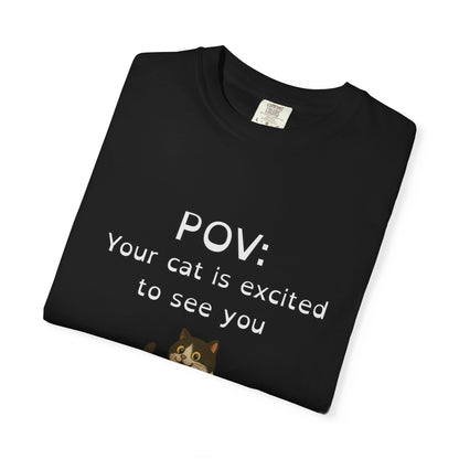 "Excited Cat" Funny Bold & Edgy T-Shirt