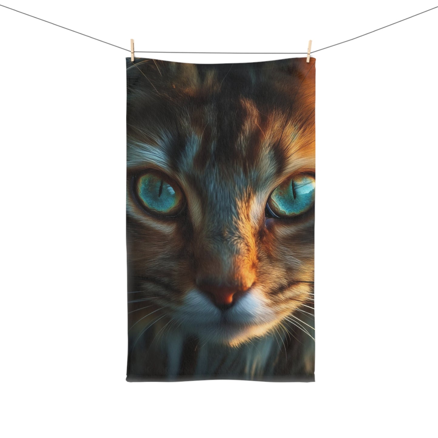 "CA(ugh)T Looking" Hand Towel 16" x 28"