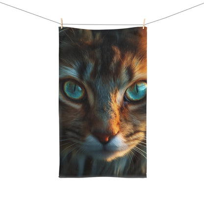 "CA(ugh)T Looking" Hand Towel 16" x 28"