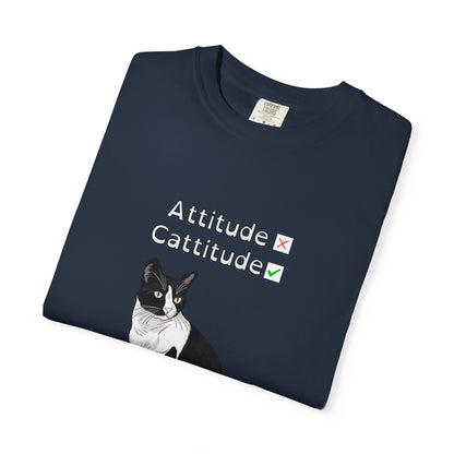 "Cat-titude" Funny Cat T-Shirt
