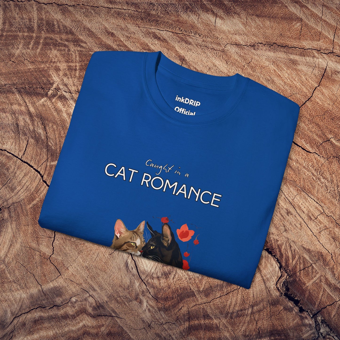 "Caught in a Cat Romance" - Parody T-Shirt for Women