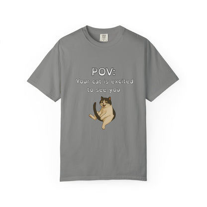 "Excited Cat" Funny Bold & Edgy T-Shirt