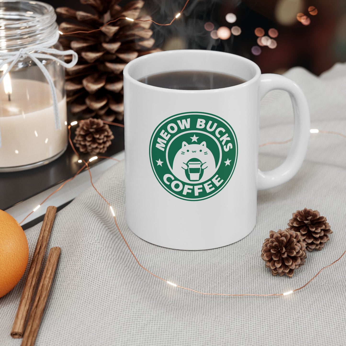 'Meowbucks Coffee' Coffee Mug