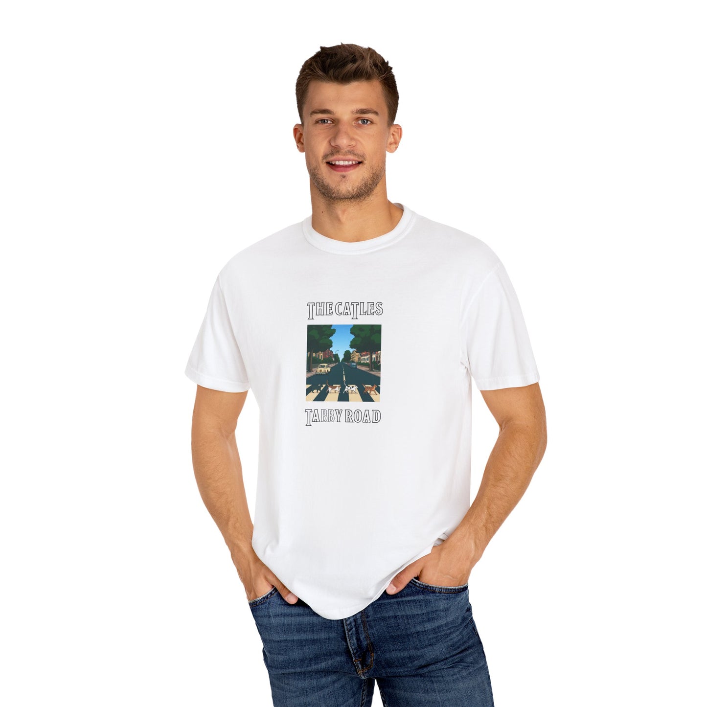 The Catles - Tabby Road Funny Men's/Unisex T-Shirt