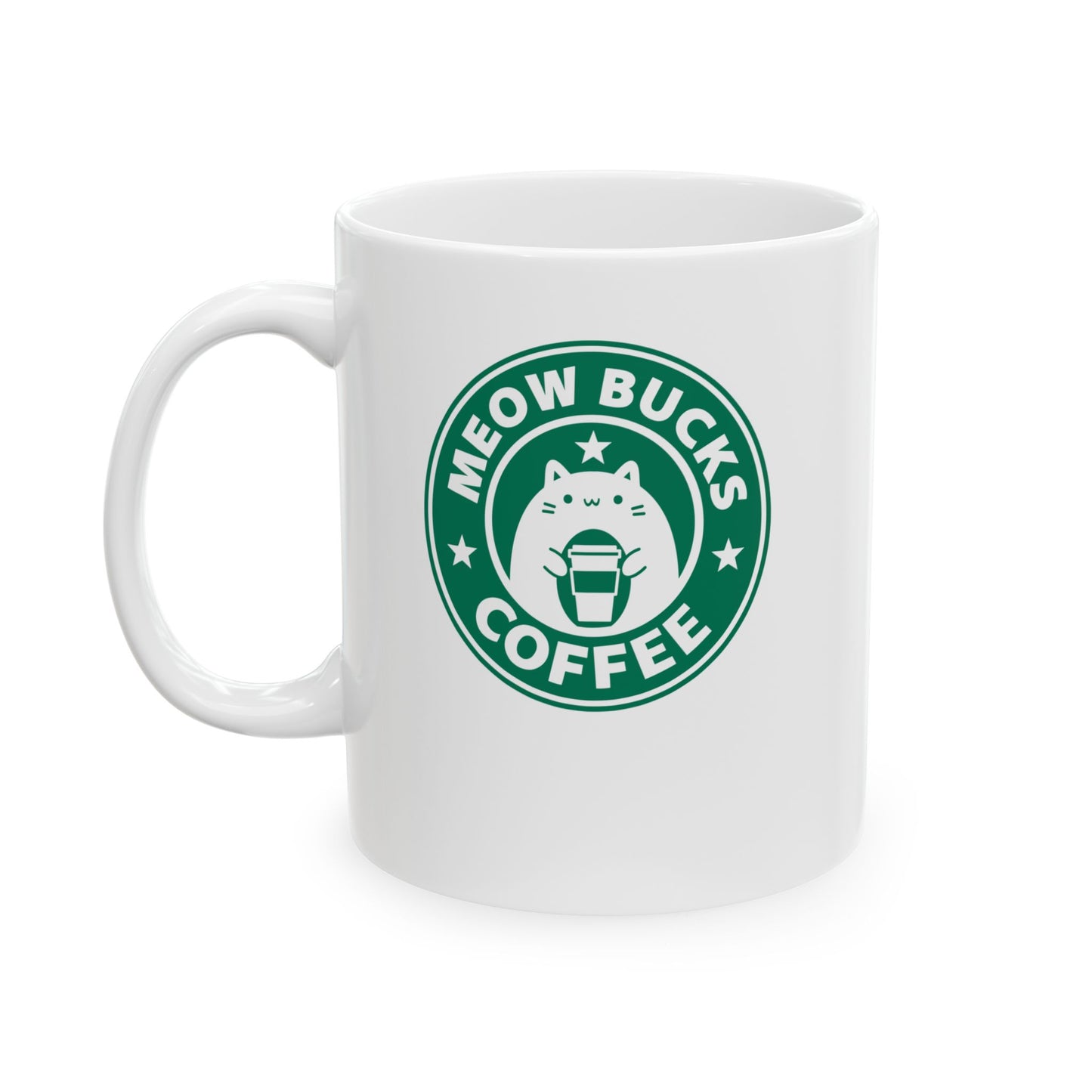 'Meowbucks Coffee' Coffee Mug