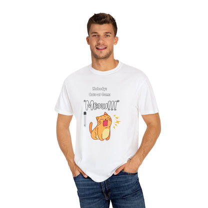 "Cats at 4am: Meow!!!" Funny T-Shirt