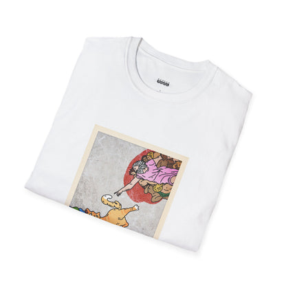 Creation of Meowdam Unisex T-Shirt (Bright Colors)