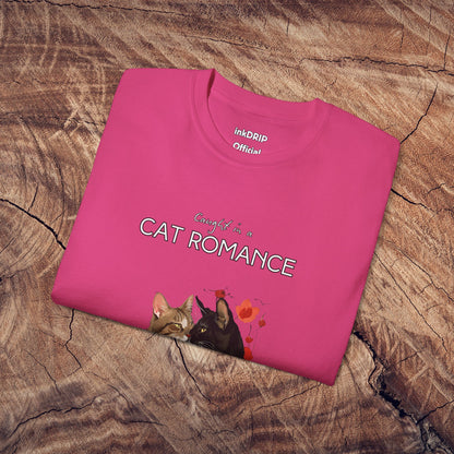 "Caught in a Cat Romance" - Parody T-Shirt for Women