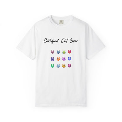 Certified Cat Lover Funny Unisex T-Shirt