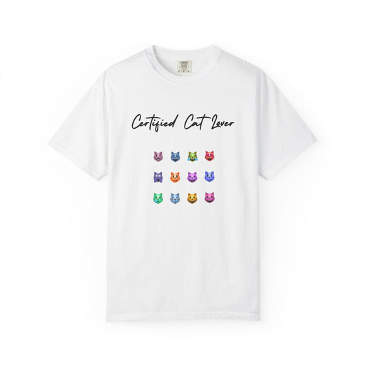 Certified Cat Lover Funny Unisex T-Shirt