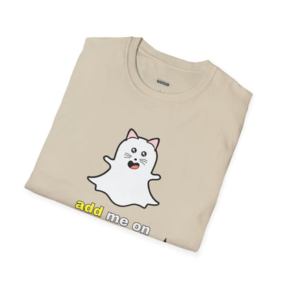 Add Me On SnapCat Men/Unisex T-Shirt