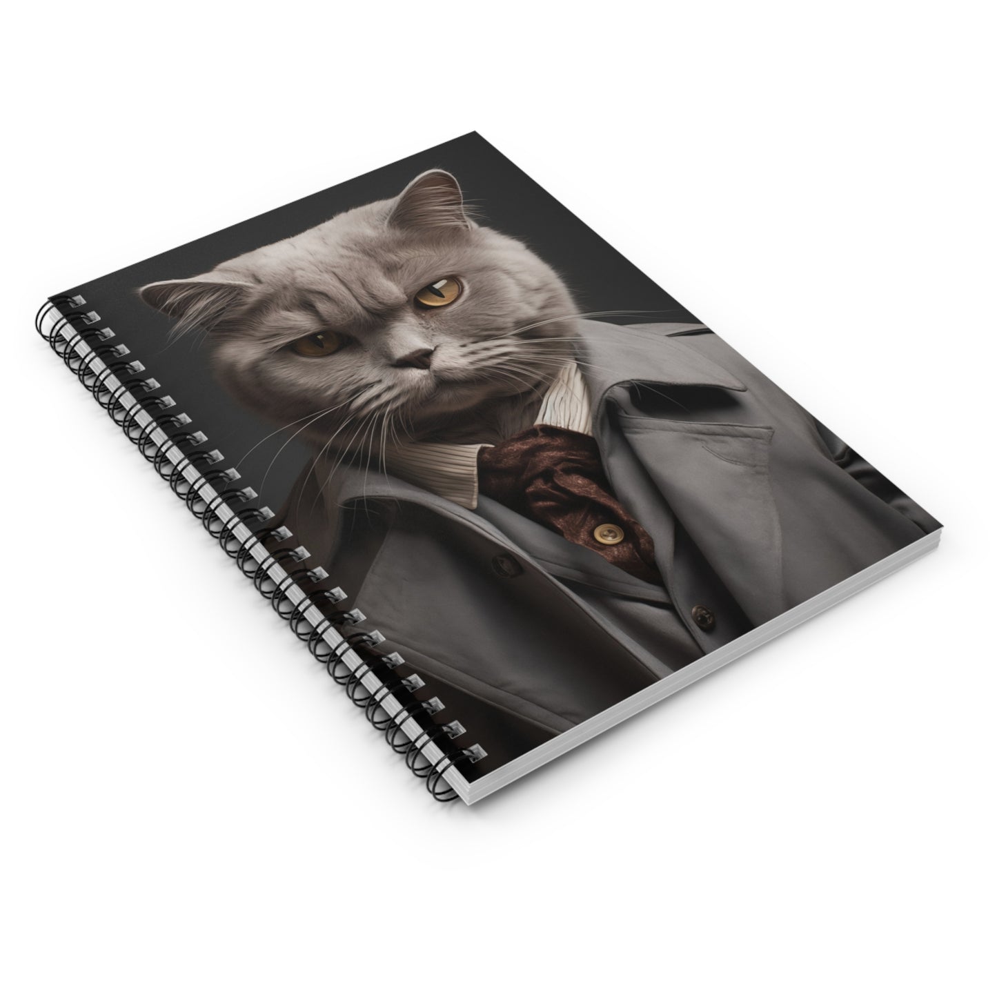 "SophistiCATed" Spiral Notebook 6" x 8"