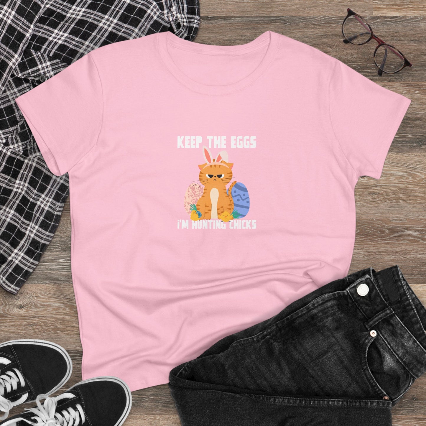 Keep the Eggs Funny Easter Women's T-Shirt