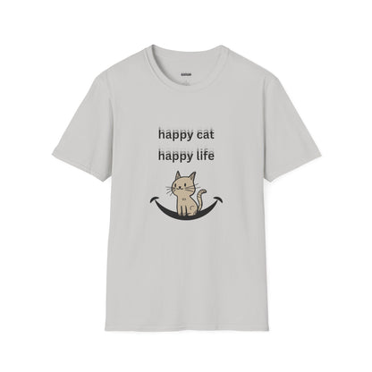 Happy Cat Happy Life Men's/Unisex (Bright Colors)