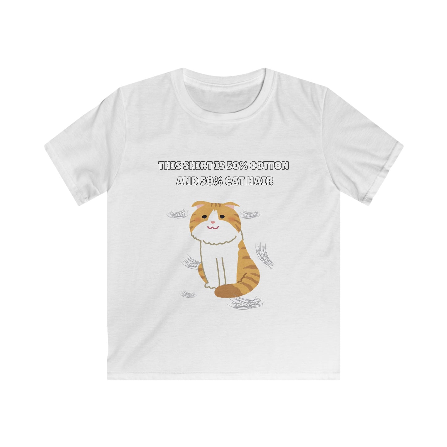 "Cat Hair" Funny Cat-themed Kids' Tee