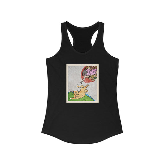 Cat Renaissance Artwork Women's Tank Top