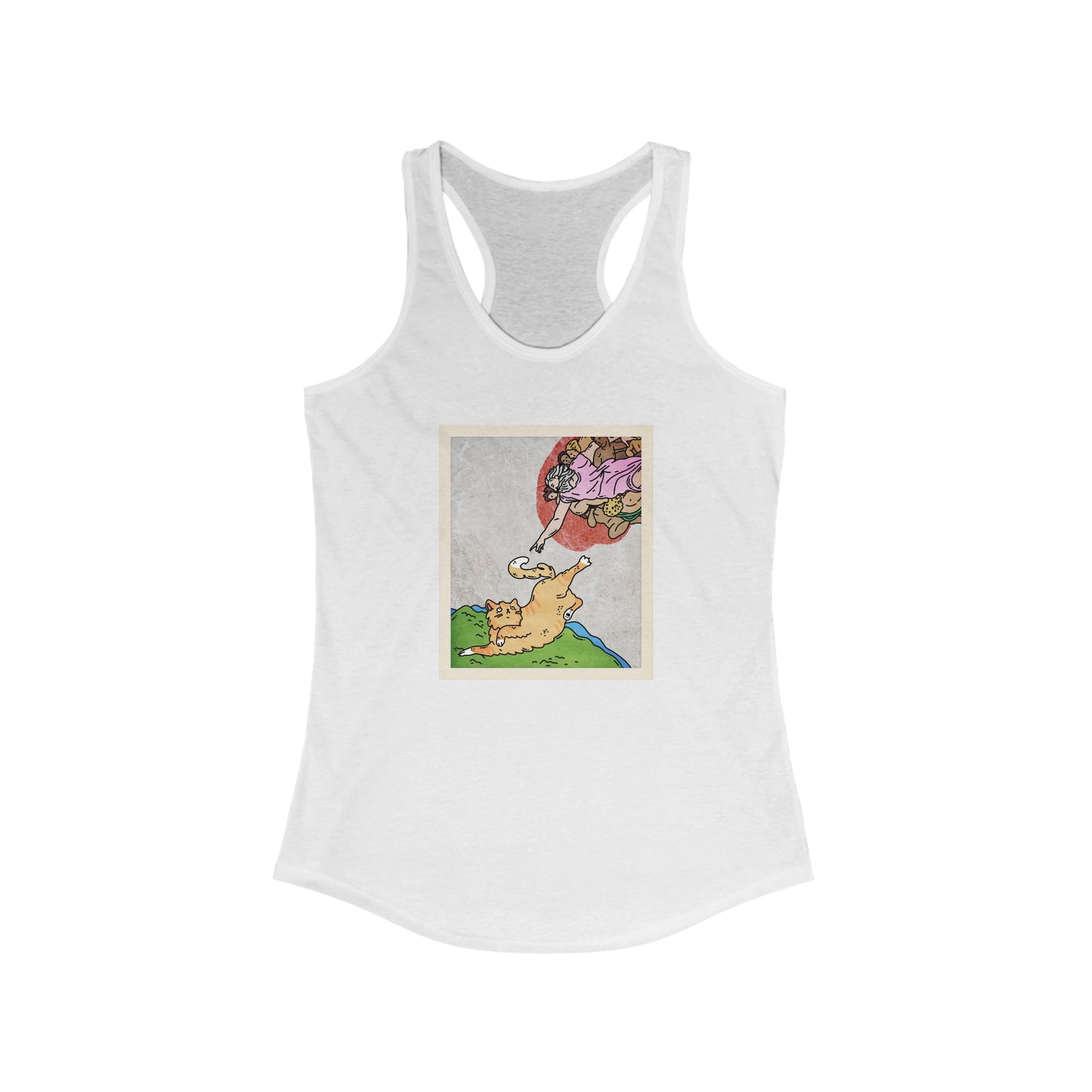 Cat Renaissance Artwork Women's Tank Top