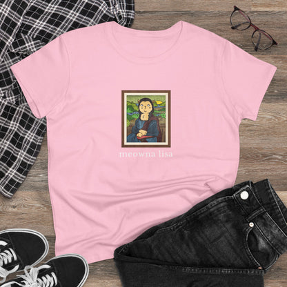 Meowna Lisa Women's T-Shirt