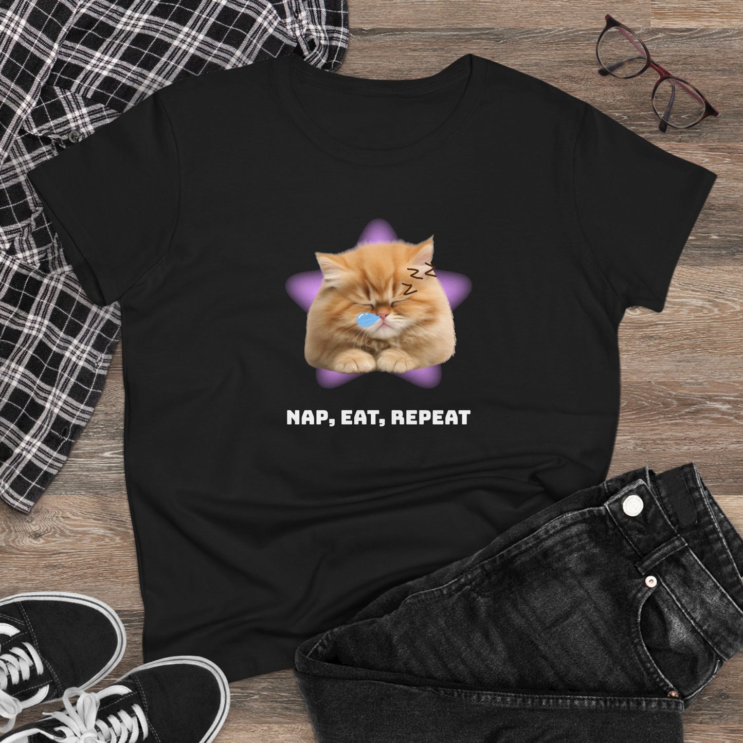 Nap Eat Repeat Women's T-Shirt