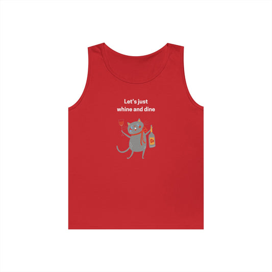 Let's Just Whine and Dine Men's/Unisex Tank Top