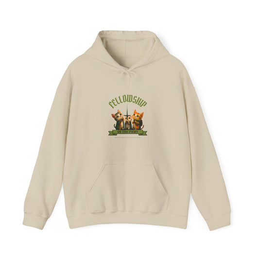 Fellowship of the Paws Funny Unisex Hoodie