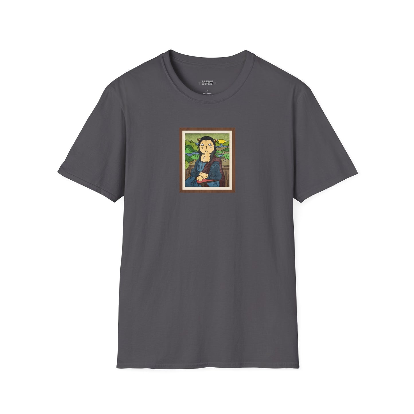 'Meowna Lisa' Funny Men's/Unisex T-Shirt