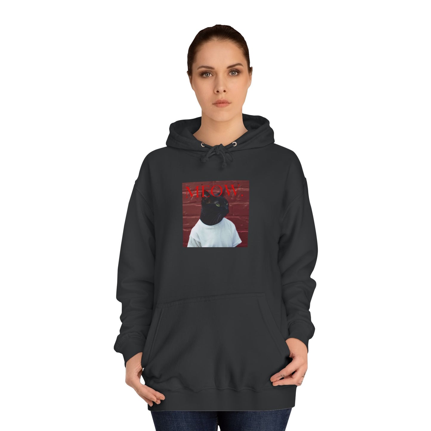 MEOW. Funny Unisex Hoodie