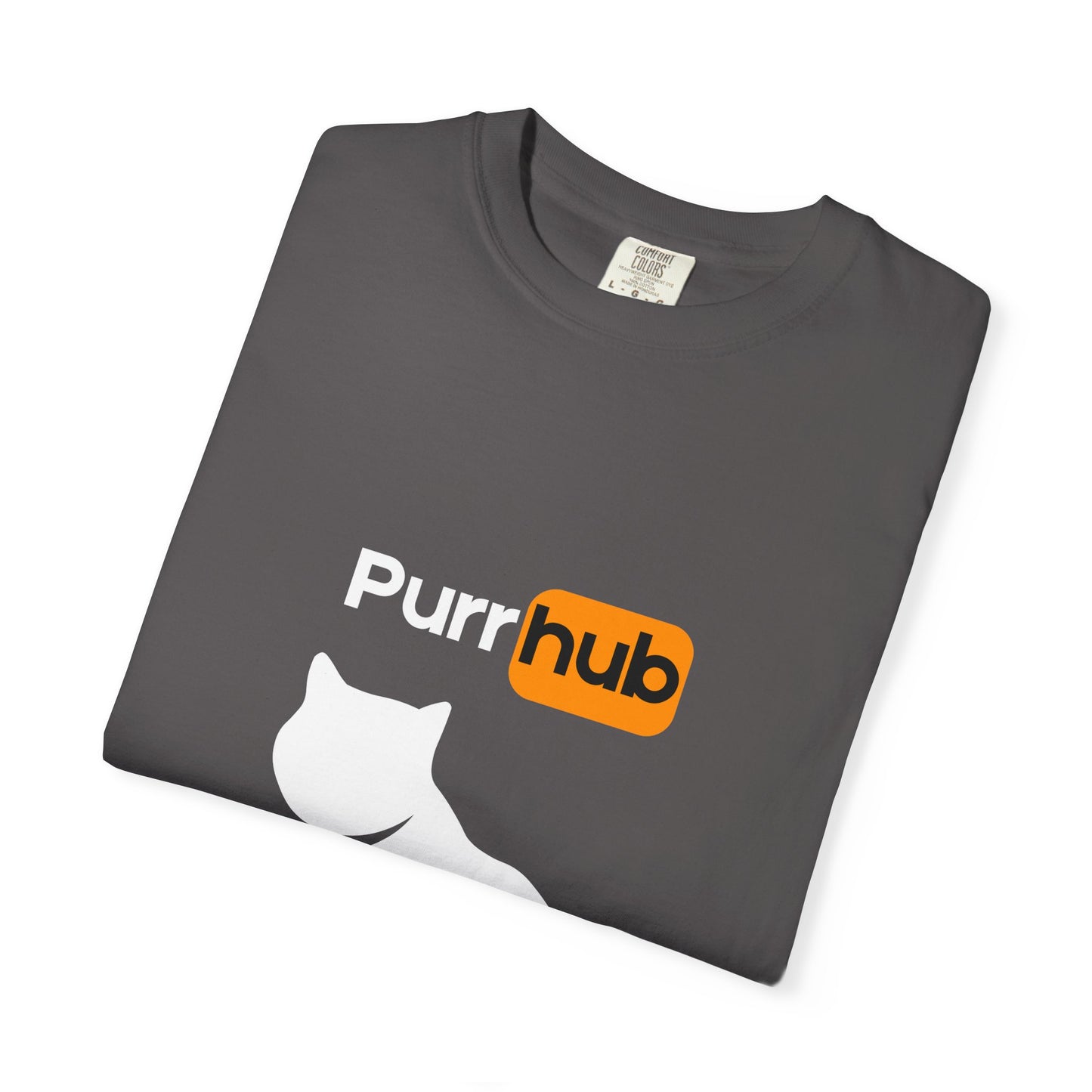 "Purr Hub" Edgy Cat T-Shirt