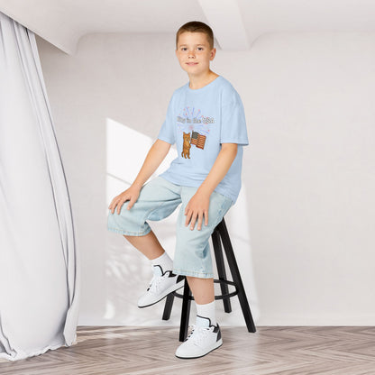 "Kitty in the USA" - Kids Tee