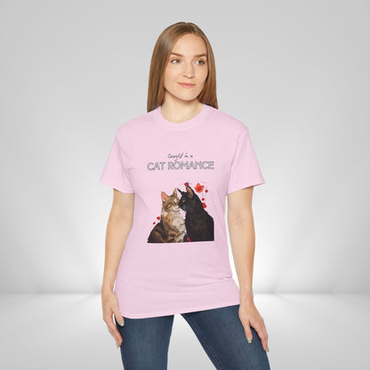 "Caught in a Cat Romance" - Parody T-Shirt for Women