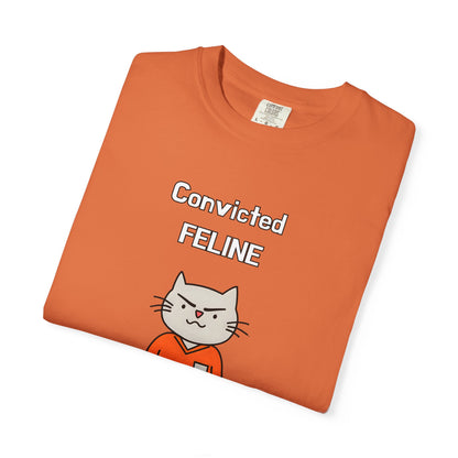 "Convicted Feline" Hilarious Cat T-Shirt