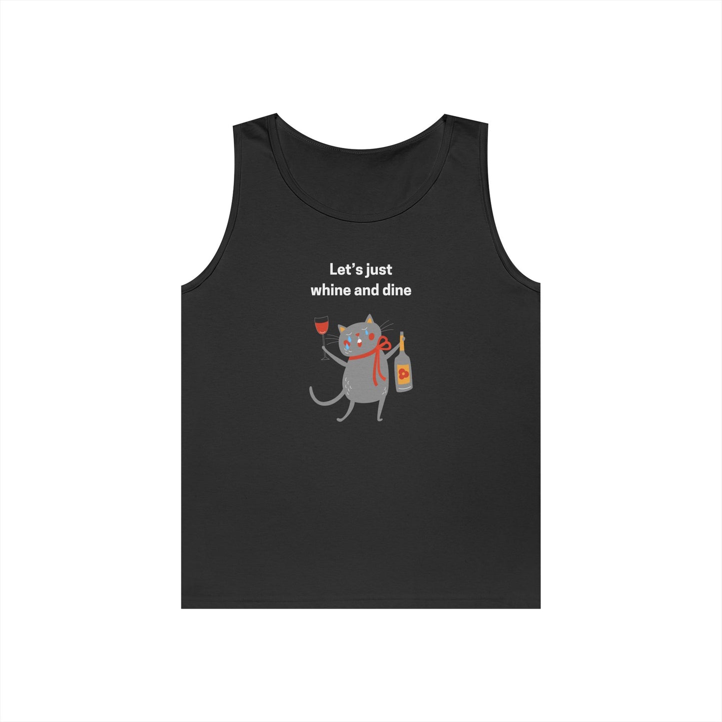 Let's Just Whine and Dine Men's/Unisex Tank Top