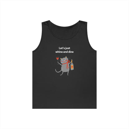 Let's Just Whine and Dine Men's/Unisex Tank Top