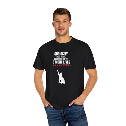 "Curiosity Killed the Cat" Hilarious Cat T-Shirt