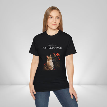 "Caught in a Cat Romance" - Parody T-Shirt for Women