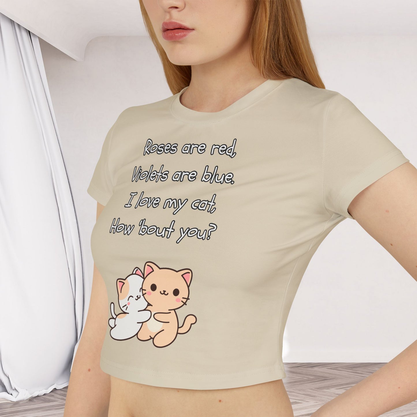 I Love My Cat - Women's Baby Tee