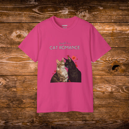 "Caught in a Cat Romance" - Parody T-Shirt for Women