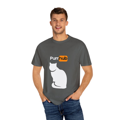 "Purr Hub" Edgy Cat T-Shirt