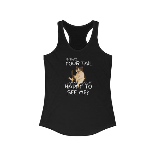 Is That Your Tail? Women's Edgy Tank Top
