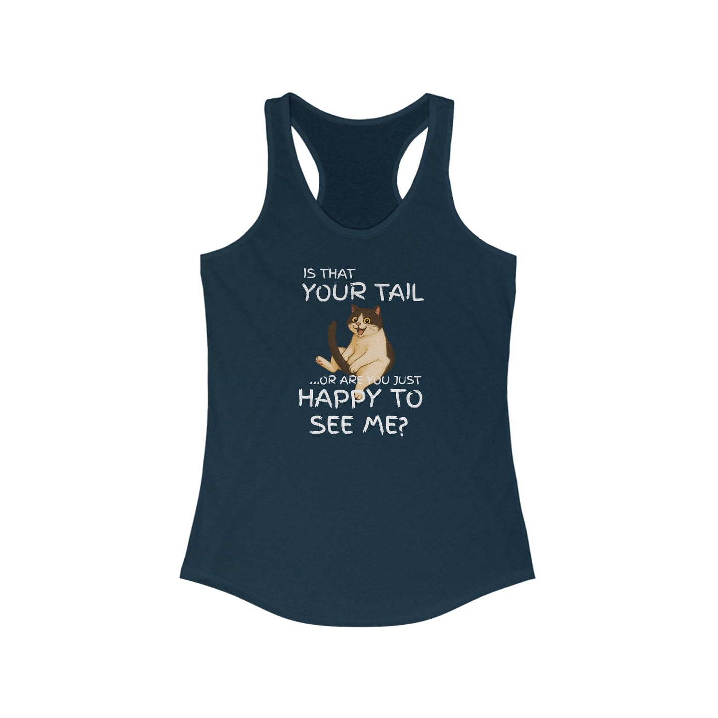 Is That Your Tail? Women's Edgy Tank Top
