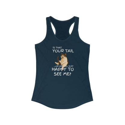 Is That Your Tail? Women's Edgy Tank Top