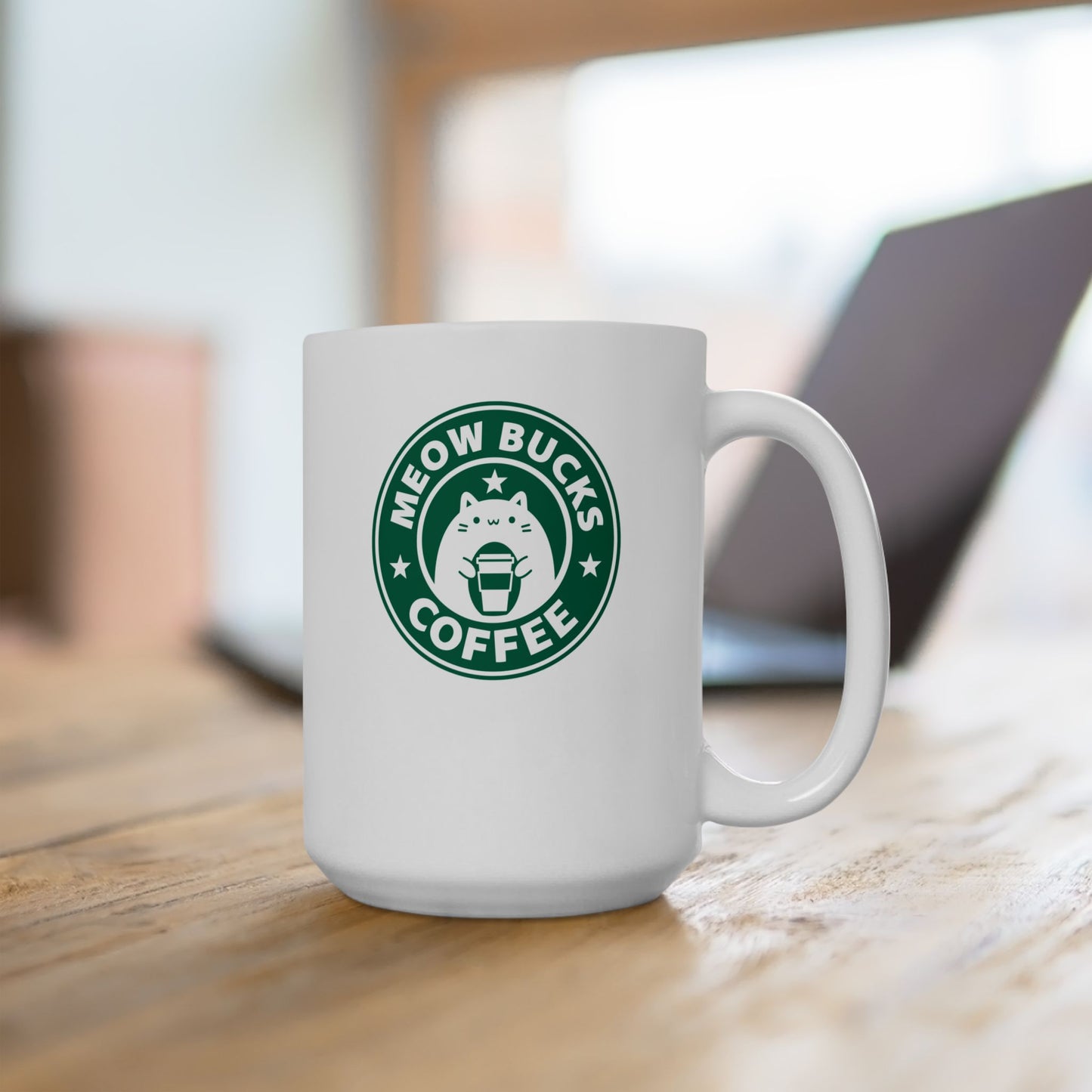 'Meowbucks Coffee' Coffee Mug