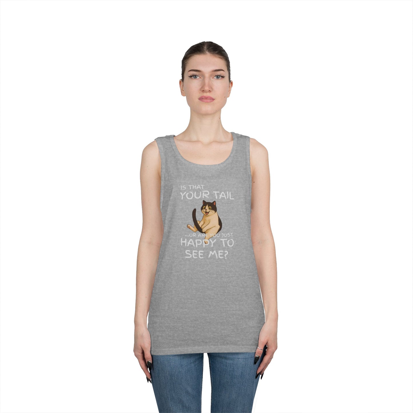 Is That Your Tail or Are You Just Happy to See Me Men's/Unisex Tank Top