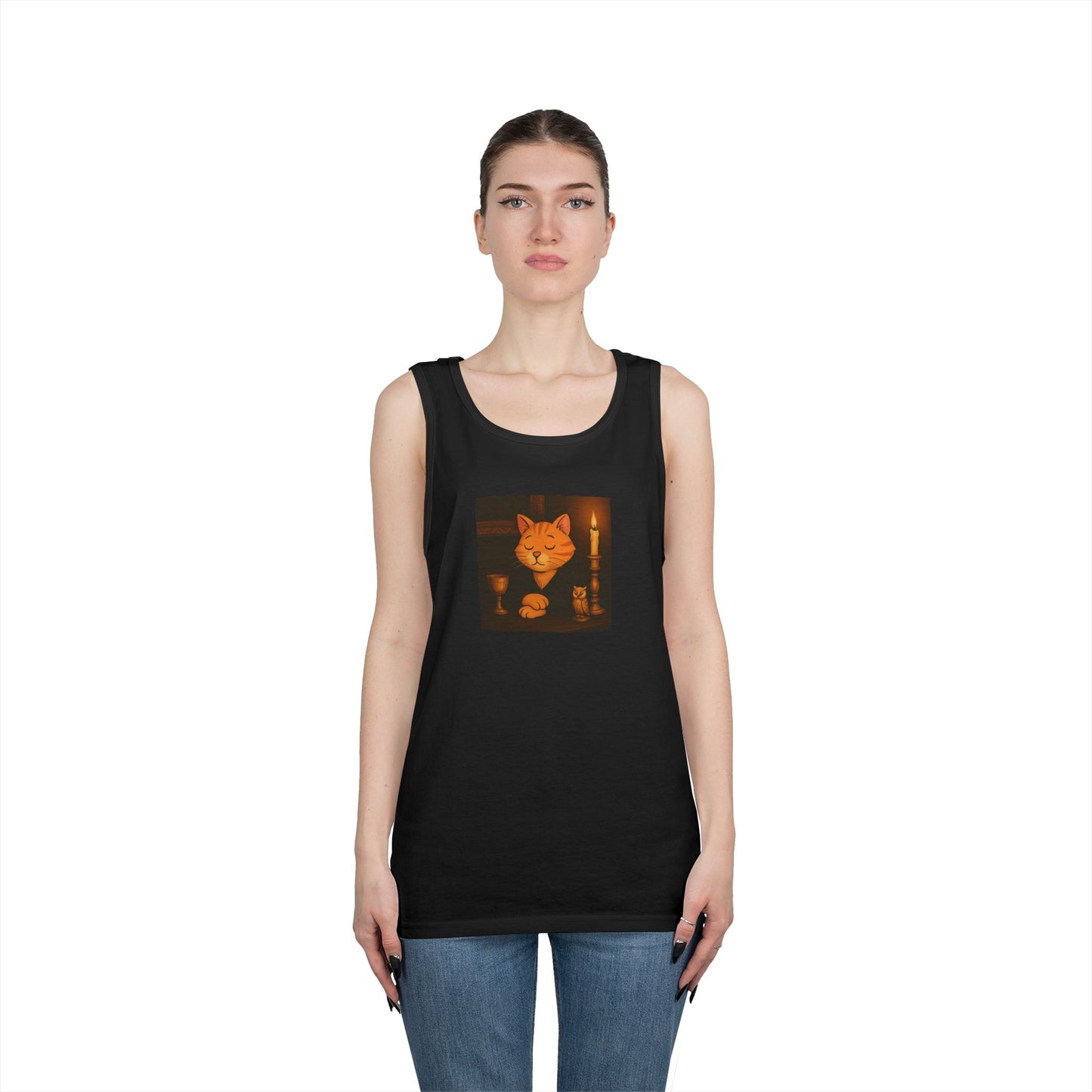 Melancholy Cat Men's/Unisex Tank Top