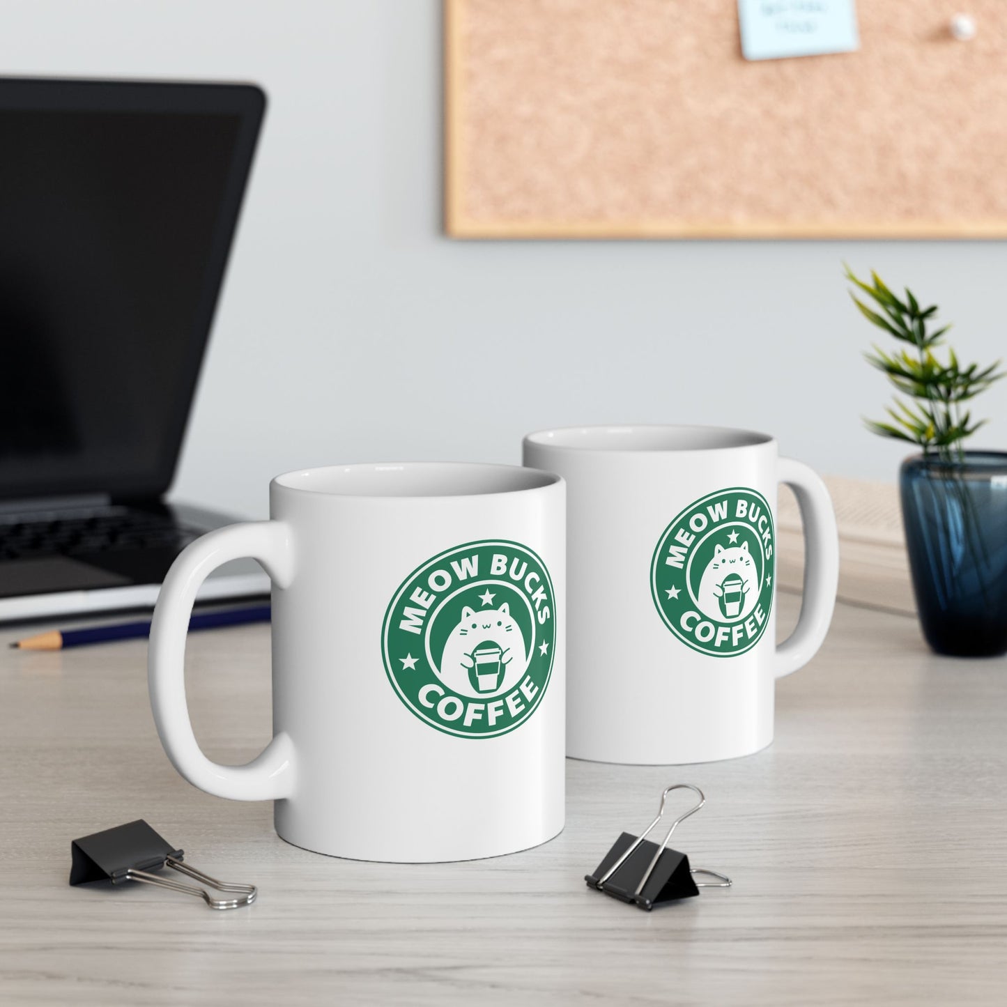 'Meowbucks Coffee' Coffee Mug