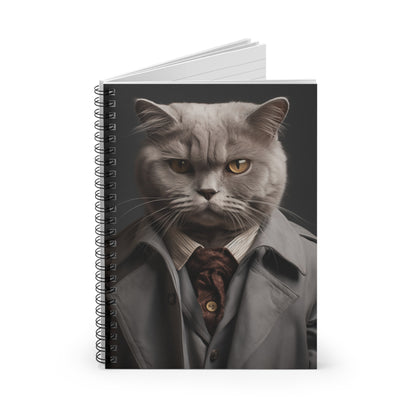 "SophistiCATed" Spiral Notebook 6" x 8"