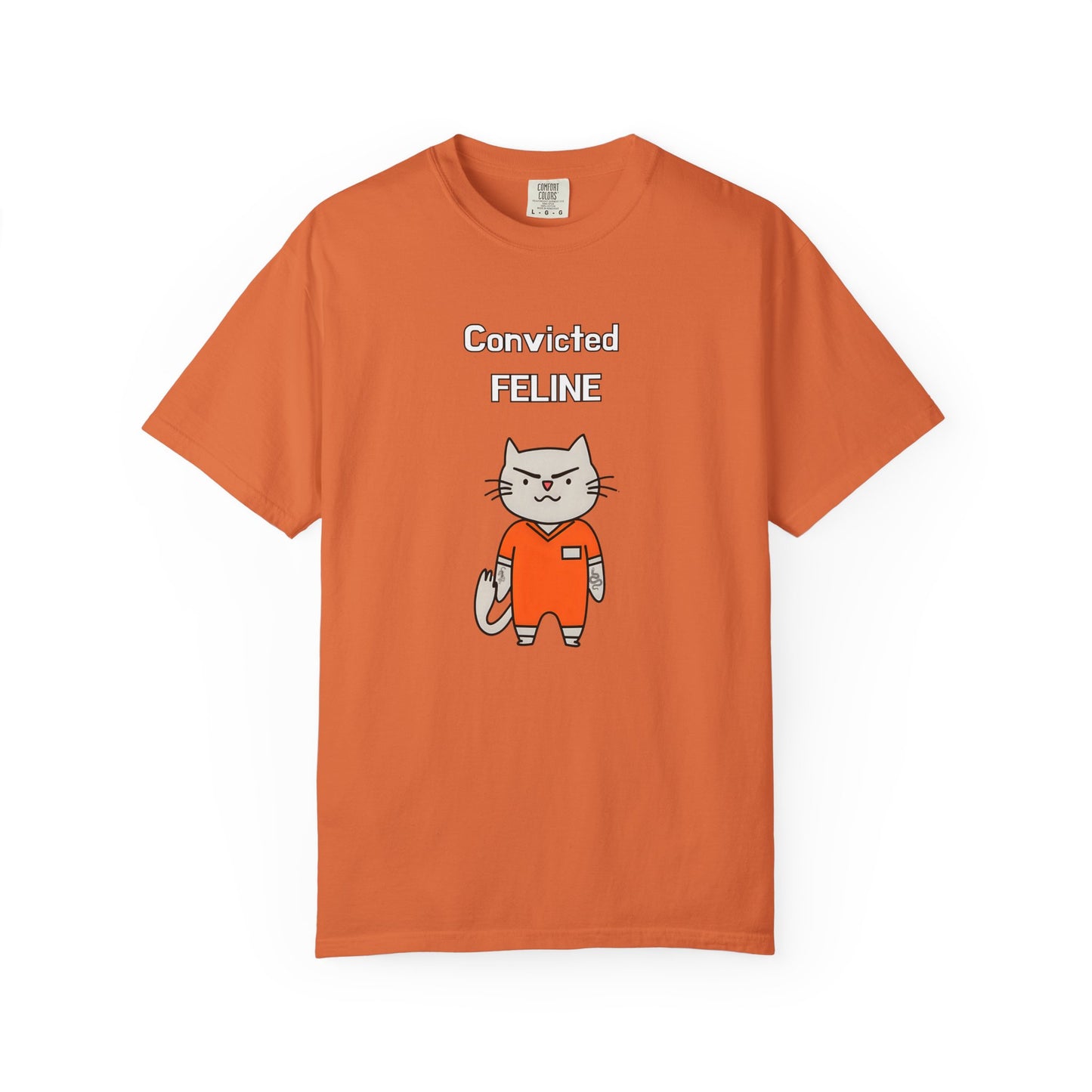 "Convicted Feline" Hilarious Cat T-Shirt
