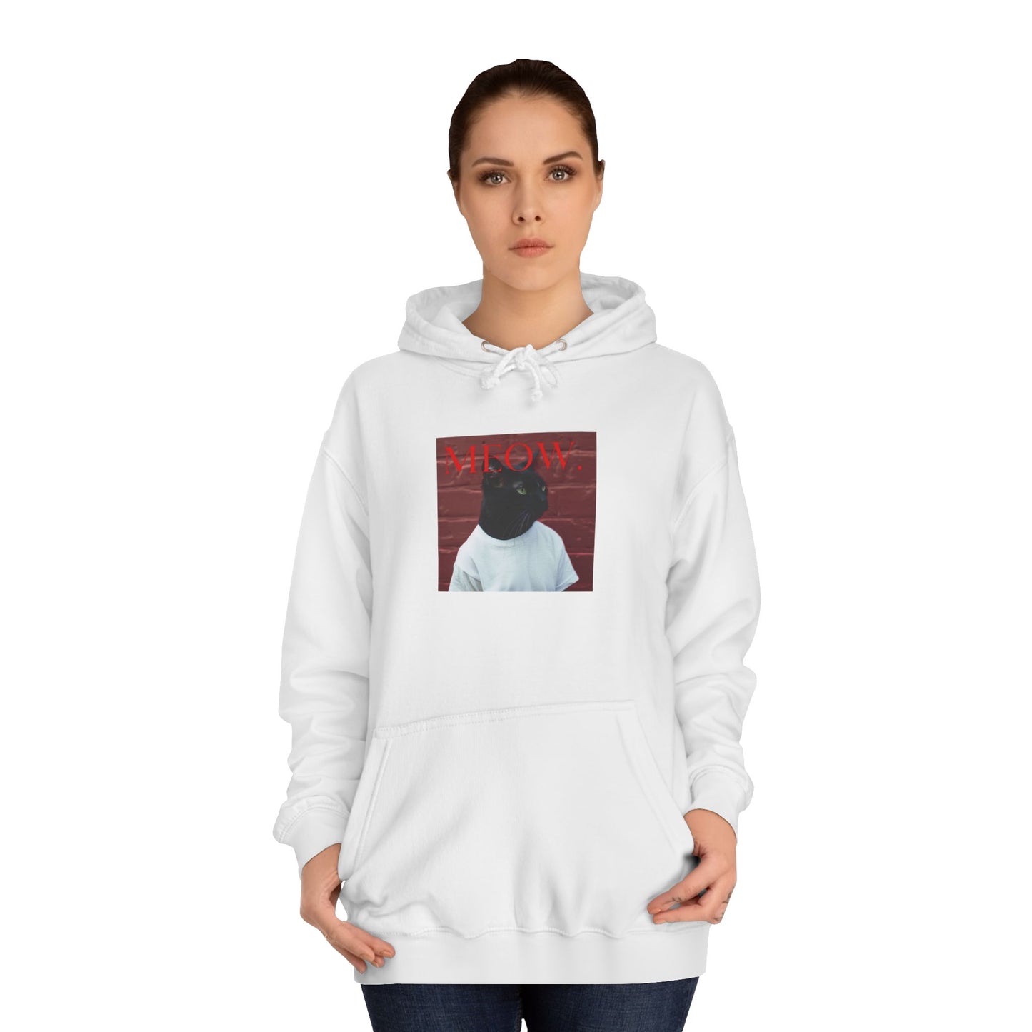 MEOW. Funny Unisex Hoodie